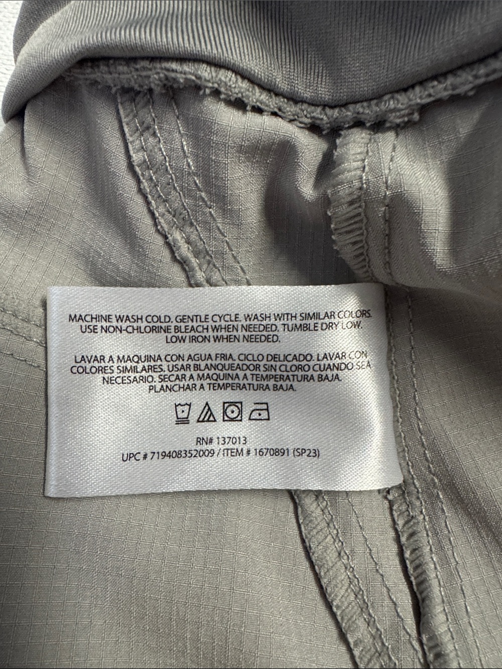 Orvis Light Gray Active Skort Sport Golf Tennis Pickleball Activewear Size S - Picture 11 of 13